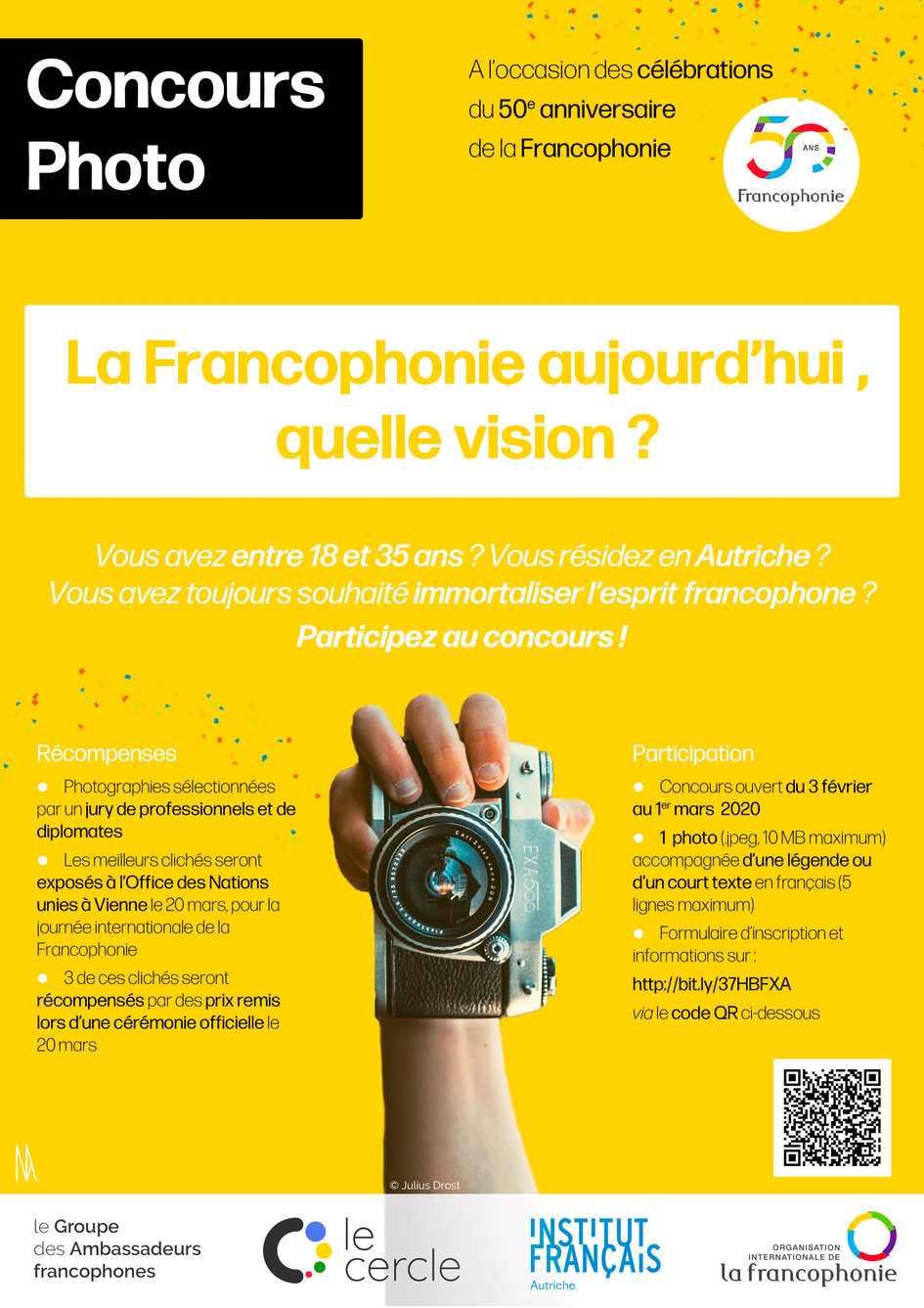 Concours De Photographie La Francophonie Aujourd Hui Representation Permanente De La France Aupres Des Organisations Internationales Et Des Nations Unies A Vienne